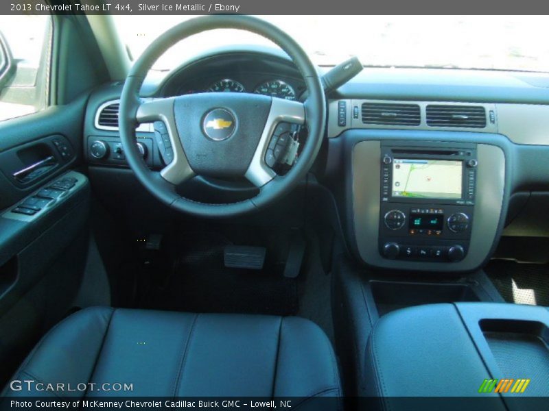 Silver Ice Metallic / Ebony 2013 Chevrolet Tahoe LT 4x4