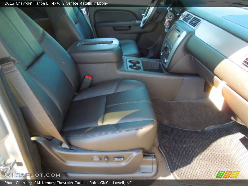 Silver Ice Metallic / Ebony 2013 Chevrolet Tahoe LT 4x4