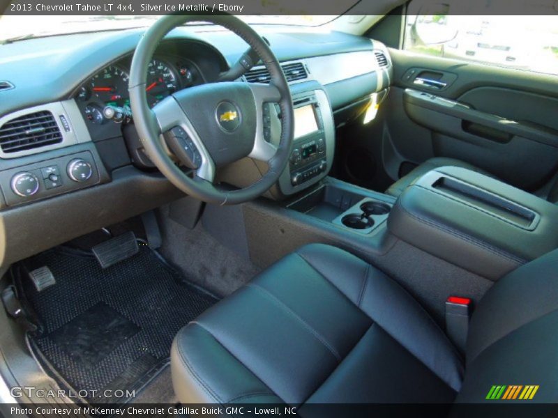 Silver Ice Metallic / Ebony 2013 Chevrolet Tahoe LT 4x4