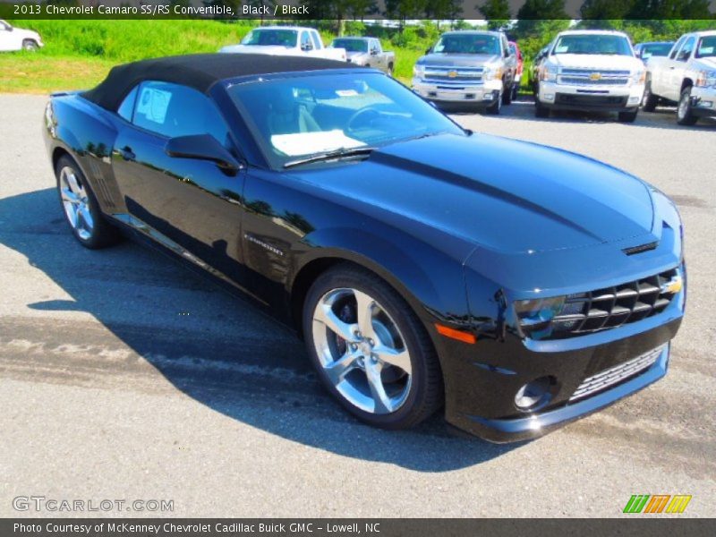 Black / Black 2013 Chevrolet Camaro SS/RS Convertible