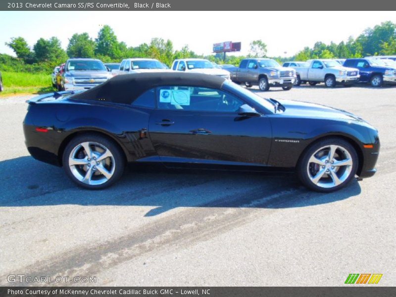Black / Black 2013 Chevrolet Camaro SS/RS Convertible