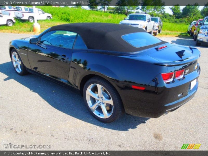 Black / Black 2013 Chevrolet Camaro SS/RS Convertible