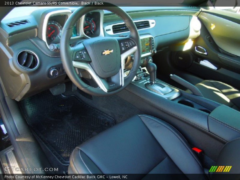 Black Interior - 2013 Camaro SS/RS Convertible 