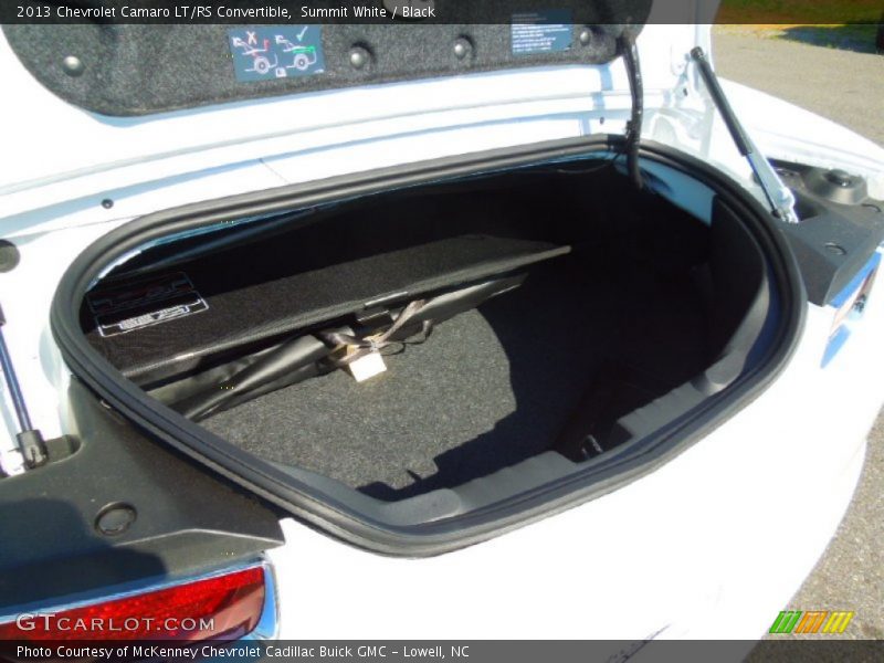  2013 Camaro LT/RS Convertible Trunk