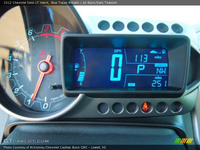 2012 Sonic LT Hatch LT Hatch Gauges