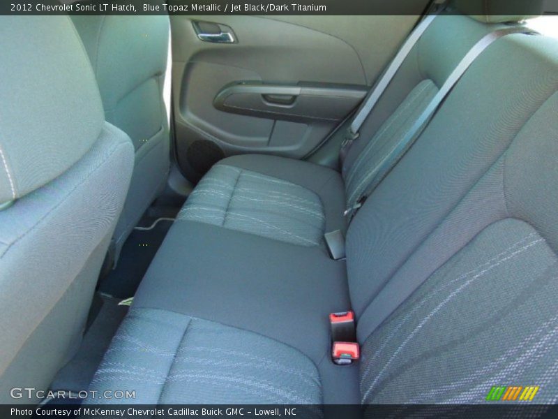 Blue Topaz Metallic / Jet Black/Dark Titanium 2012 Chevrolet Sonic LT Hatch