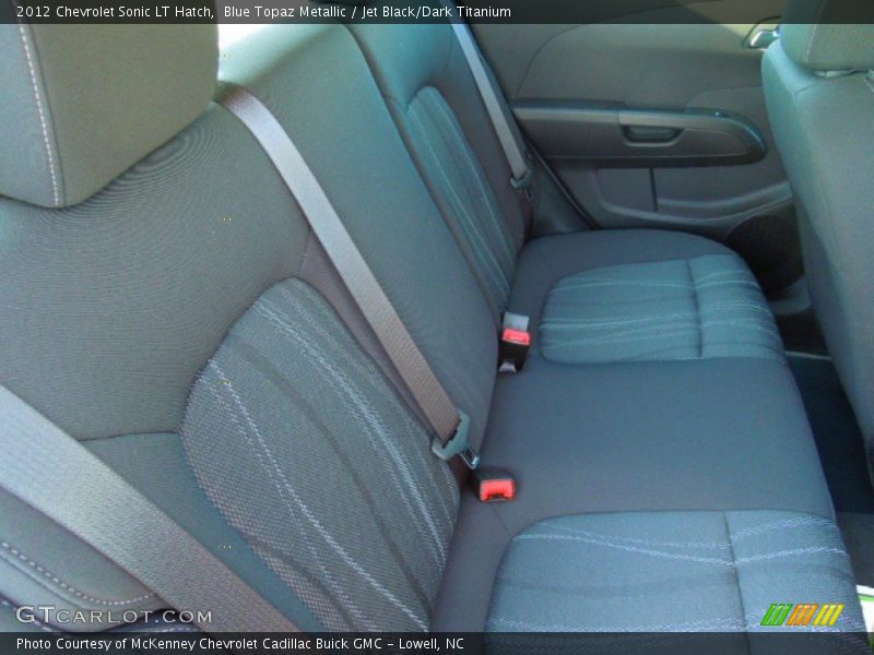 Blue Topaz Metallic / Jet Black/Dark Titanium 2012 Chevrolet Sonic LT Hatch