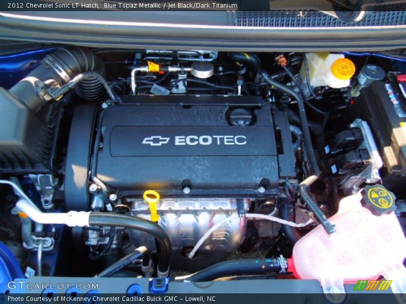  2012 Sonic LT Hatch Engine - 1.8 Liter DOHC 16-Valve VVT 4 Cylinder