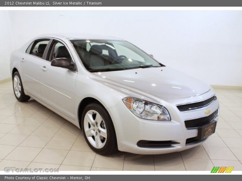 Silver Ice Metallic / Titanium 2012 Chevrolet Malibu LS
