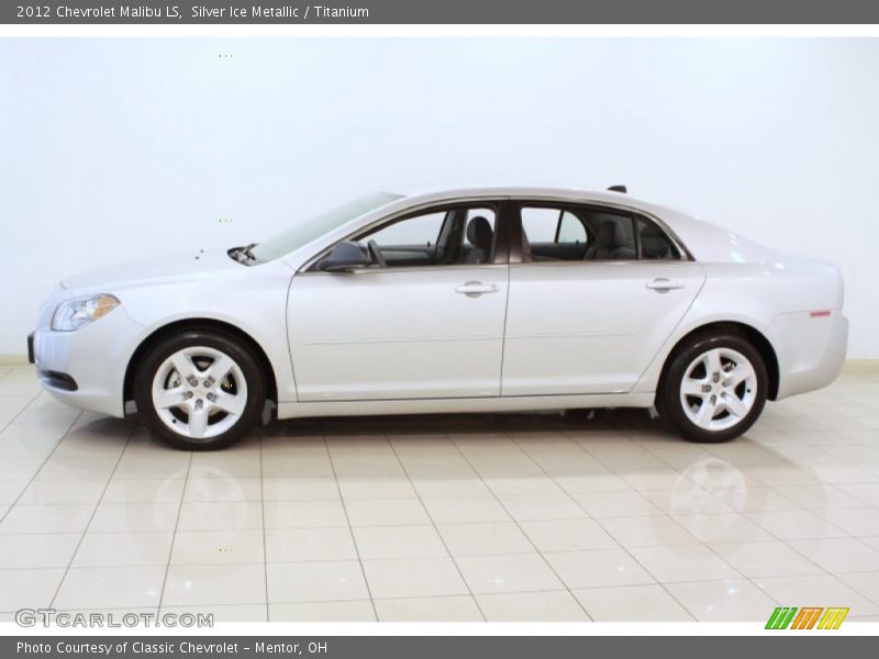Silver Ice Metallic / Titanium 2012 Chevrolet Malibu LS