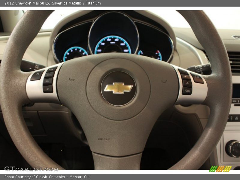 Silver Ice Metallic / Titanium 2012 Chevrolet Malibu LS