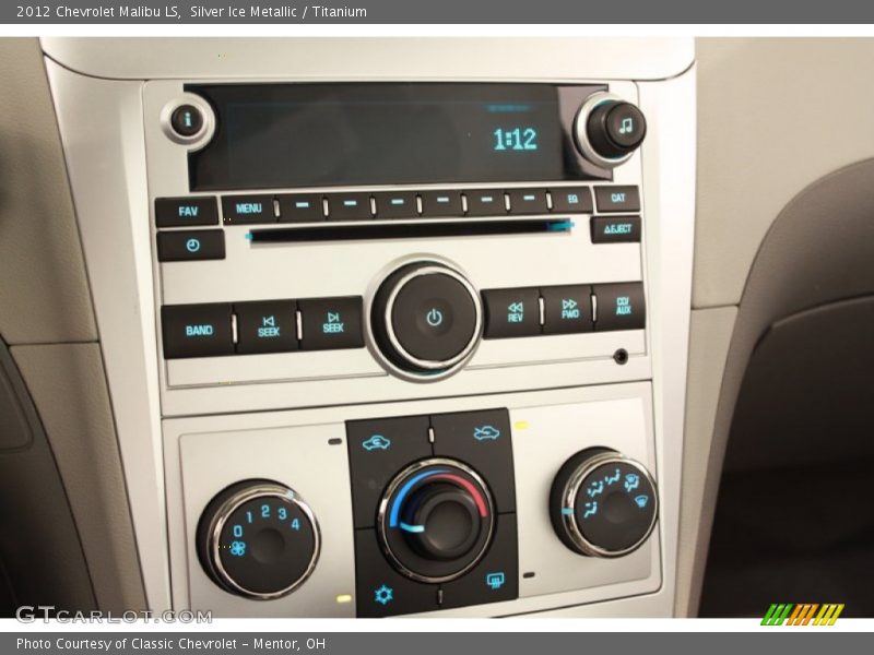 Silver Ice Metallic / Titanium 2012 Chevrolet Malibu LS