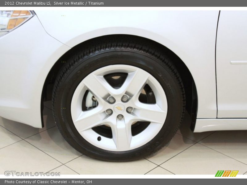 Silver Ice Metallic / Titanium 2012 Chevrolet Malibu LS