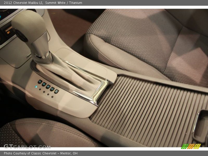 Summit White / Titanium 2012 Chevrolet Malibu LS