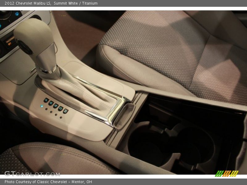 Summit White / Titanium 2012 Chevrolet Malibu LS