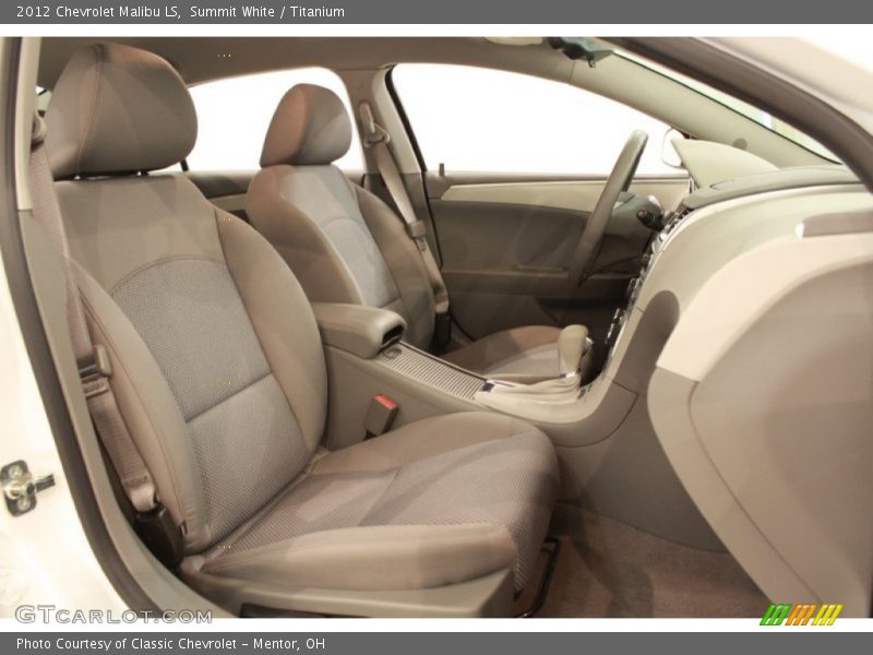 Summit White / Titanium 2012 Chevrolet Malibu LS