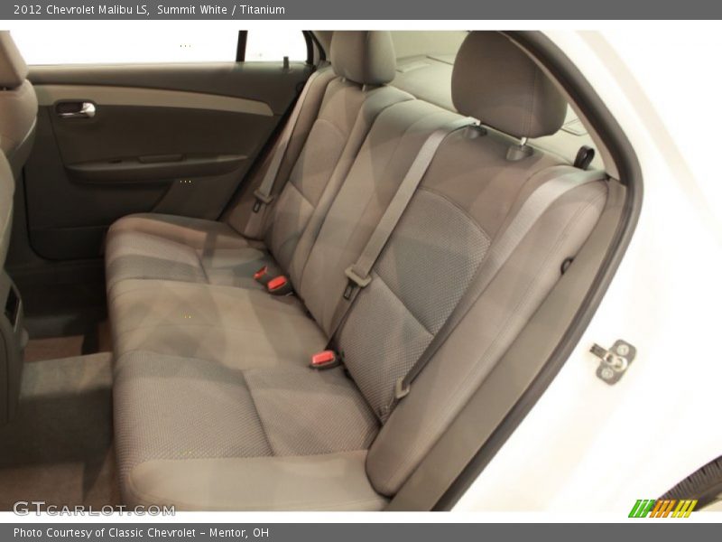 Summit White / Titanium 2012 Chevrolet Malibu LS