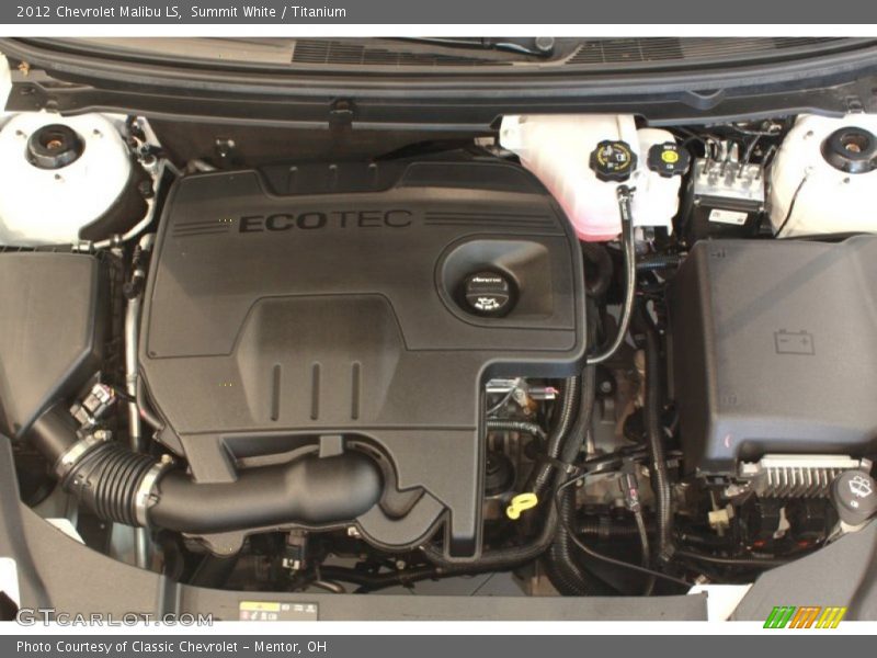 Summit White / Titanium 2012 Chevrolet Malibu LS