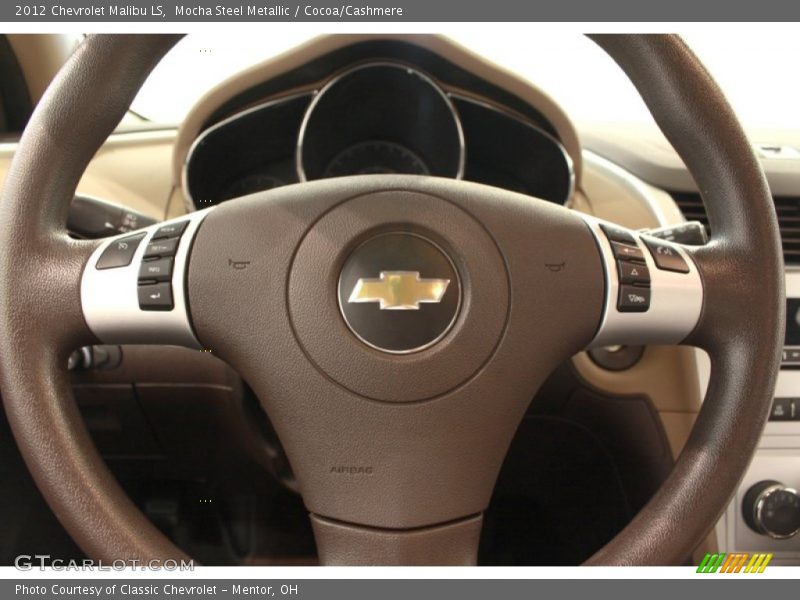 Mocha Steel Metallic / Cocoa/Cashmere 2012 Chevrolet Malibu LS