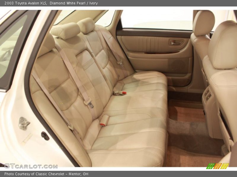 Rear Seat of 2003 Avalon XLS