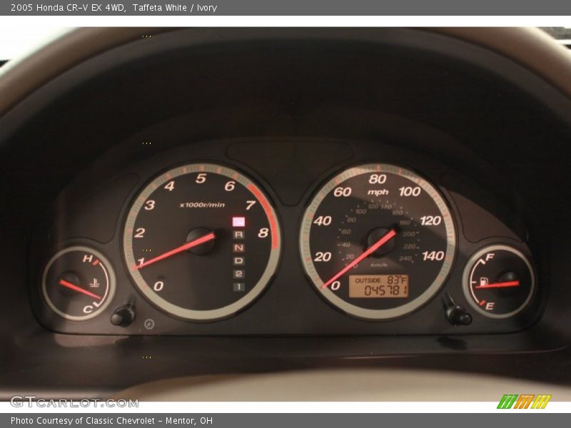Taffeta White / Ivory 2005 Honda CR-V EX 4WD