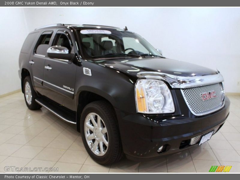 Onyx Black / Ebony 2008 GMC Yukon Denali AWD