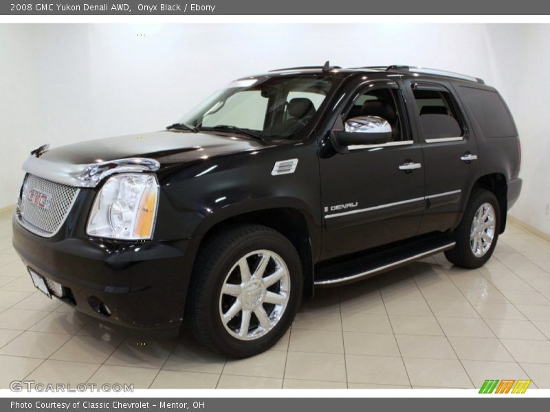 Onyx Black / Ebony 2008 GMC Yukon Denali AWD