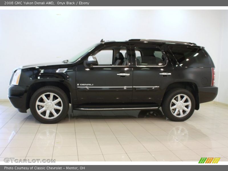 Onyx Black / Ebony 2008 GMC Yukon Denali AWD