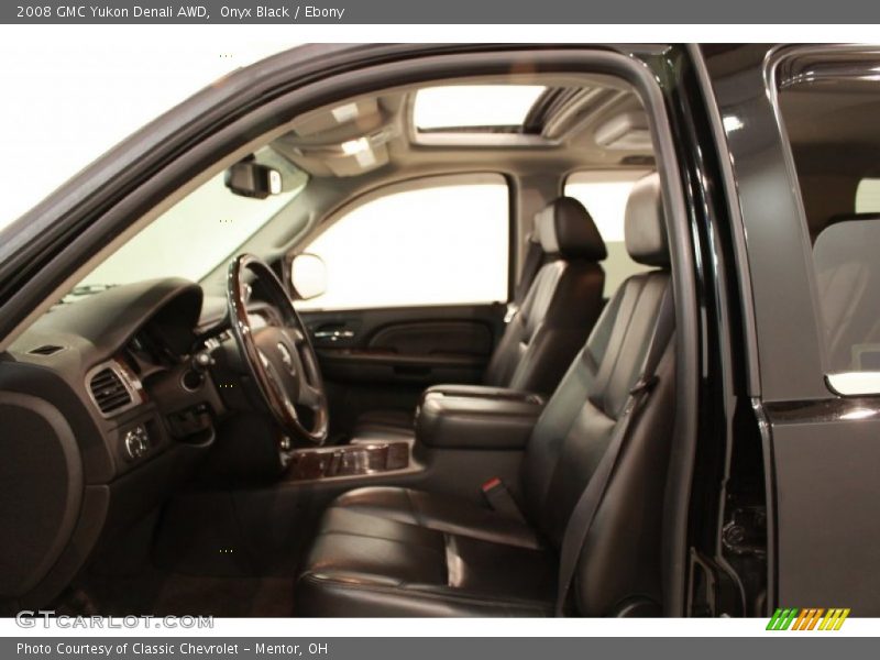 Onyx Black / Ebony 2008 GMC Yukon Denali AWD