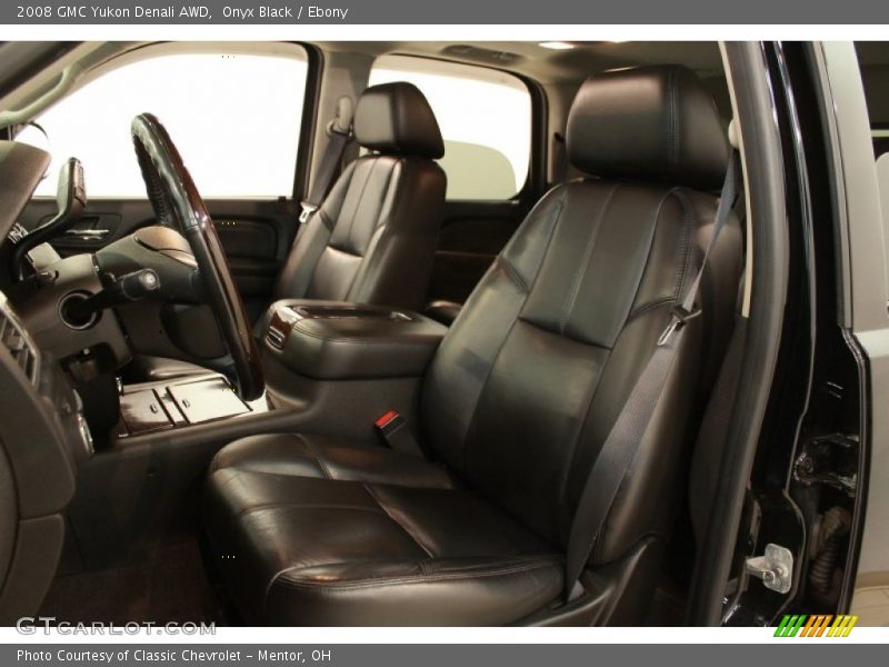 Onyx Black / Ebony 2008 GMC Yukon Denali AWD
