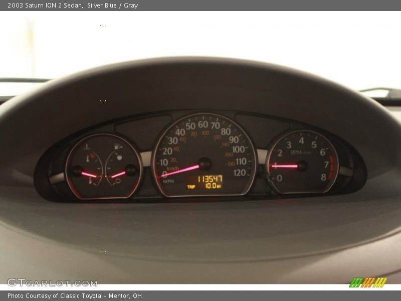 Silver Blue / Gray 2003 Saturn ION 2 Sedan
