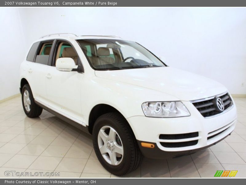 Campanella White / Pure Beige 2007 Volkswagen Touareg V6