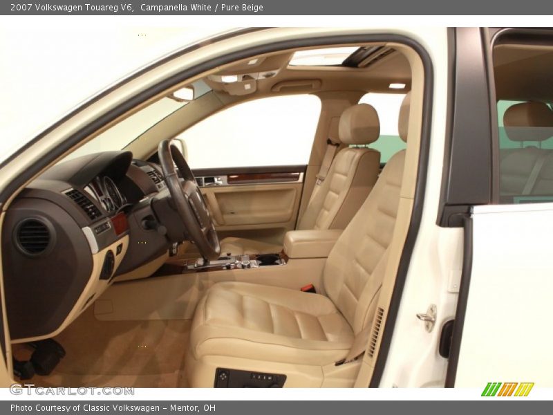 Campanella White / Pure Beige 2007 Volkswagen Touareg V6