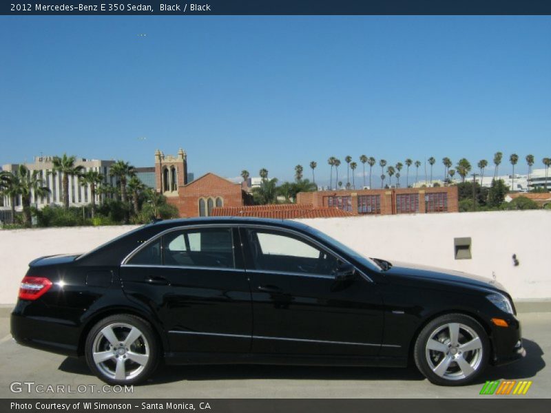 Black / Black 2012 Mercedes-Benz E 350 Sedan