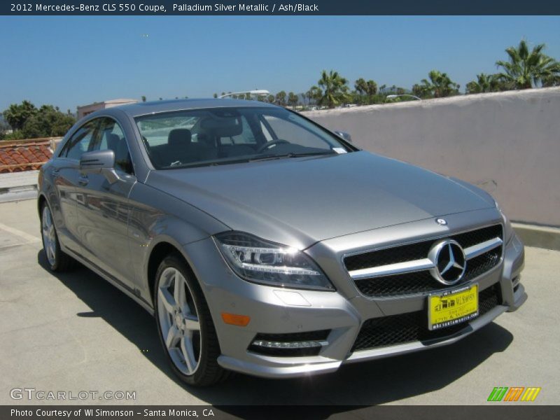 Palladium Silver Metallic / Ash/Black 2012 Mercedes-Benz CLS 550 Coupe