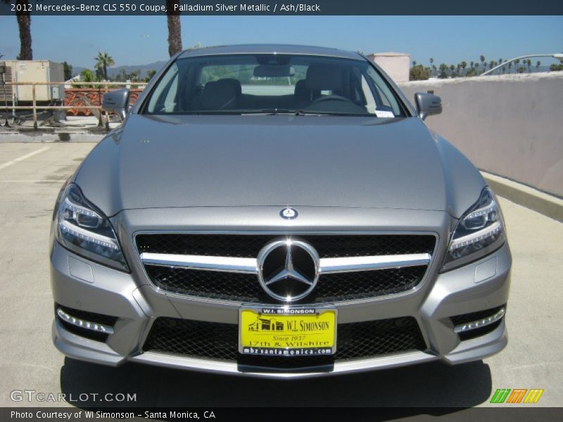 Palladium Silver Metallic / Ash/Black 2012 Mercedes-Benz CLS 550 Coupe