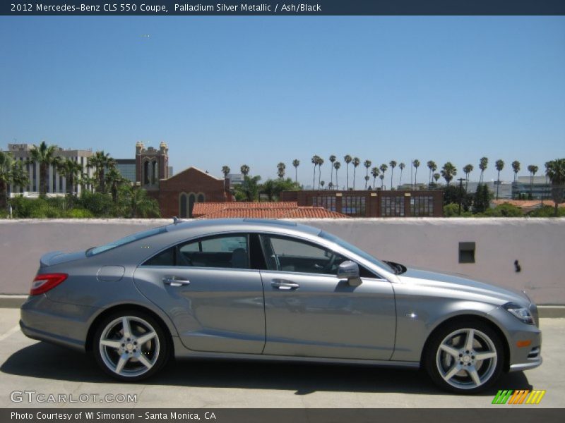Palladium Silver Metallic / Ash/Black 2012 Mercedes-Benz CLS 550 Coupe