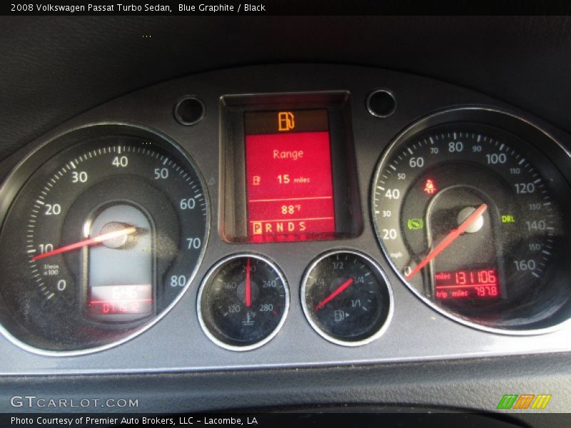 Blue Graphite / Black 2008 Volkswagen Passat Turbo Sedan