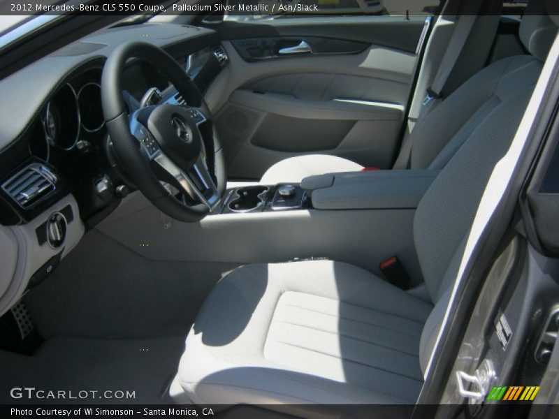Palladium Silver Metallic / Ash/Black 2012 Mercedes-Benz CLS 550 Coupe