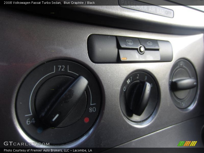 Blue Graphite / Black 2008 Volkswagen Passat Turbo Sedan