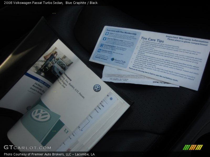 Blue Graphite / Black 2008 Volkswagen Passat Turbo Sedan
