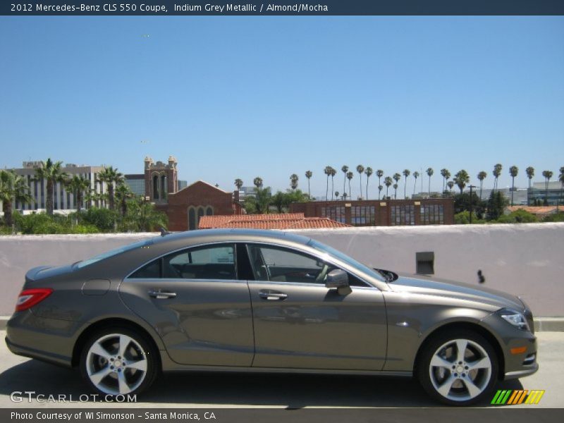 Indium Grey Metallic / Almond/Mocha 2012 Mercedes-Benz CLS 550 Coupe