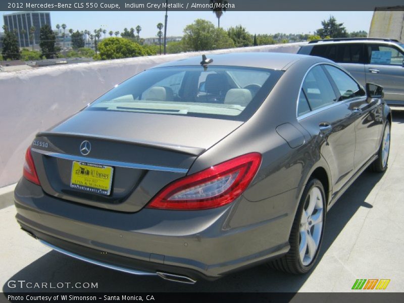 Indium Grey Metallic / Almond/Mocha 2012 Mercedes-Benz CLS 550 Coupe