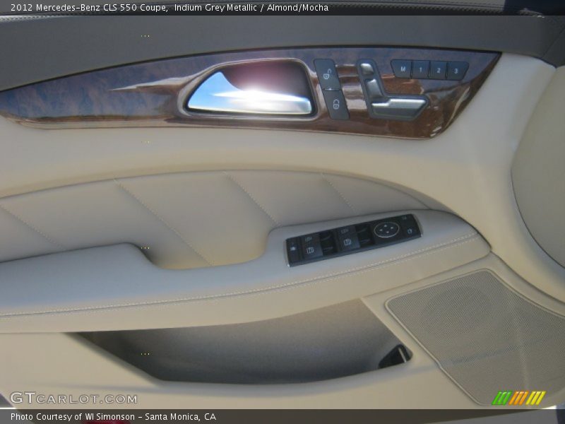 Indium Grey Metallic / Almond/Mocha 2012 Mercedes-Benz CLS 550 Coupe