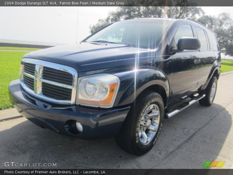 Patriot Blue Pearl / Medium Slate Gray 2004 Dodge Durango SLT 4x4
