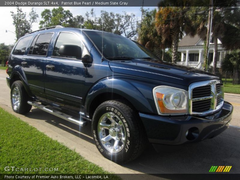 Patriot Blue Pearl / Medium Slate Gray 2004 Dodge Durango SLT 4x4