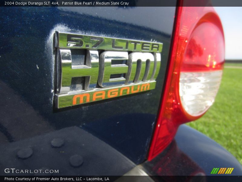 Patriot Blue Pearl / Medium Slate Gray 2004 Dodge Durango SLT 4x4