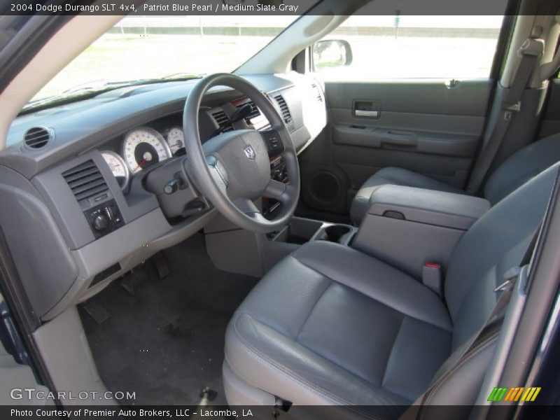 Patriot Blue Pearl / Medium Slate Gray 2004 Dodge Durango SLT 4x4