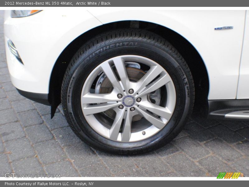 Arctic White / Black 2012 Mercedes-Benz ML 350 4Matic
