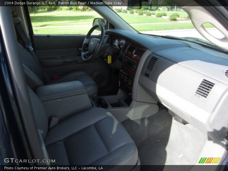 Patriot Blue Pearl / Medium Slate Gray 2004 Dodge Durango SLT 4x4
